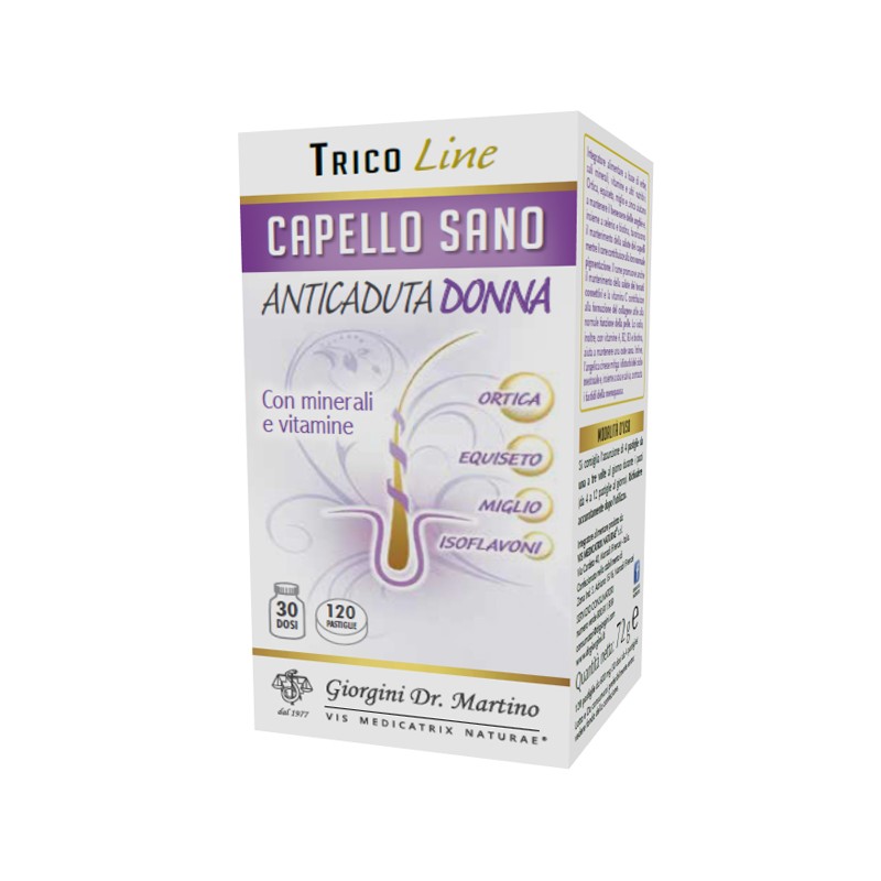 Dr. Giorgini Ser-vis Capello Sano Anticaduta Donna 120 Pastiglie Dr. Giorgini - 1