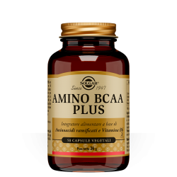 Solgar Amino BCAA Plus Aminoacidi Ramificati 50 Capsule - Vitamine e sali minerali - 943320301 - Solgar - € 29,00
