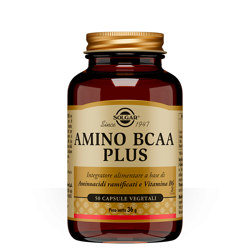 Solgar Amino BCAA Plus Aminoacidi Ramificati 50 Capsule - Vitamine e sali minerali - 943320301 - Solgar - € 24,04