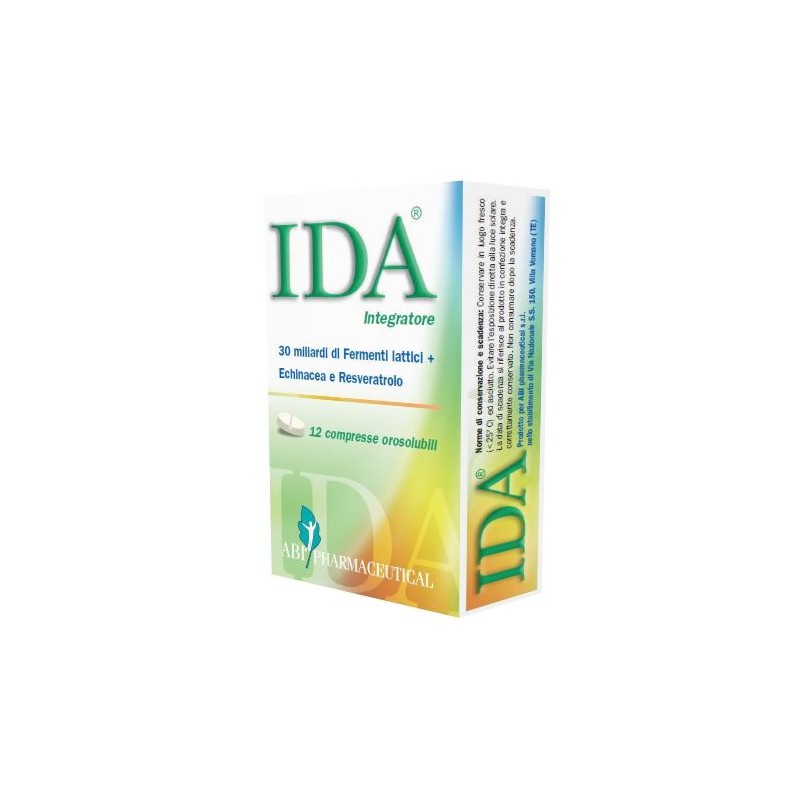 Abi Pharmaceutical Ida 12 Compresse Orosolubili - Integratori di fermenti lattici - 930124918 - Abi Pharmaceutical - € 12,50