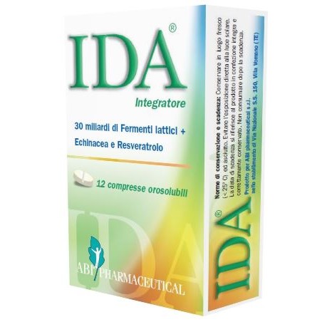 Abi Pharmaceutical Ida 12 Compresse Orosolubili - Integratori di fermenti lattici - 930124918 - Abi Pharmaceutical - € 12,47