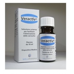 Wellpharma Veractiv Soluzione Cutanea 10 Ml - Trattamenti per dermatite e pelle sensibile - 935670671 - Wellpharma - € 13,94