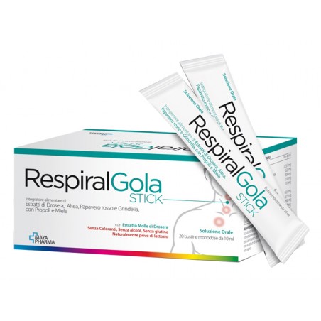 Maya Pharma Respiral Gola 20 Bustine 10 Ml - Vitamine e sali minerali - 943265823 - Maya Pharma - € 12,72