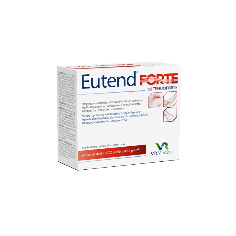Vr Medical Eutend Forte Tendoforte 20 Bustine - Integratori per dolori e infiammazioni - 982848323 - Vr Medical - € 27,36