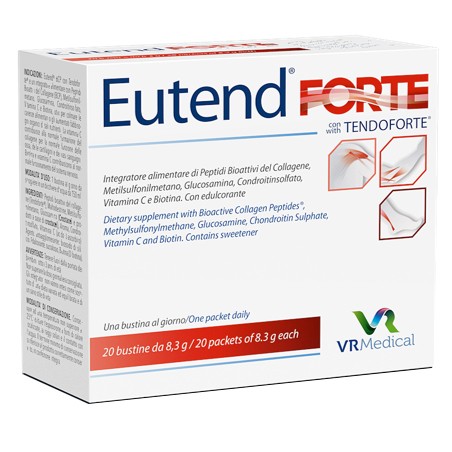 Vr Medical Eutend Forte Tendoforte 20 Bustine - Integratori per dolori e infiammazioni - 982848323 - Vr Medical - € 27,36