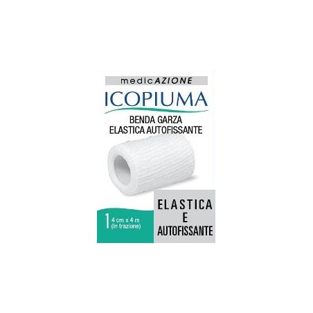 Desa Pharma Benda Garza Elastica Icopiuma Autofissante Cm 4 X 4 Mt - Medicazioni - 926561984 - Icopiuma - € 2,64
