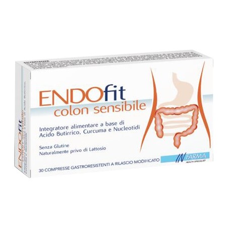Infarma Endofit Colon Sensibile 2 Blister Da 15 Compresse Gastroresistenti A Rilascio Modificato - Integratori per regolarità...