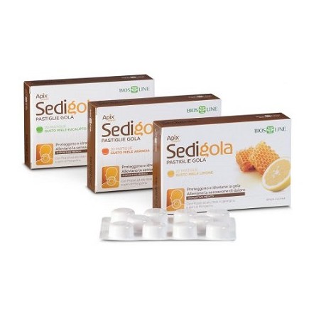 Bios Line Apix Propoli Sedigola Miele/arancia Di Sicilia 20 Pastiglie Bios Line - 1 Bios Line Apix Propoli Sedigola Miele/arancia Di Sicilia 20 Pastiglie Bios Line - 1