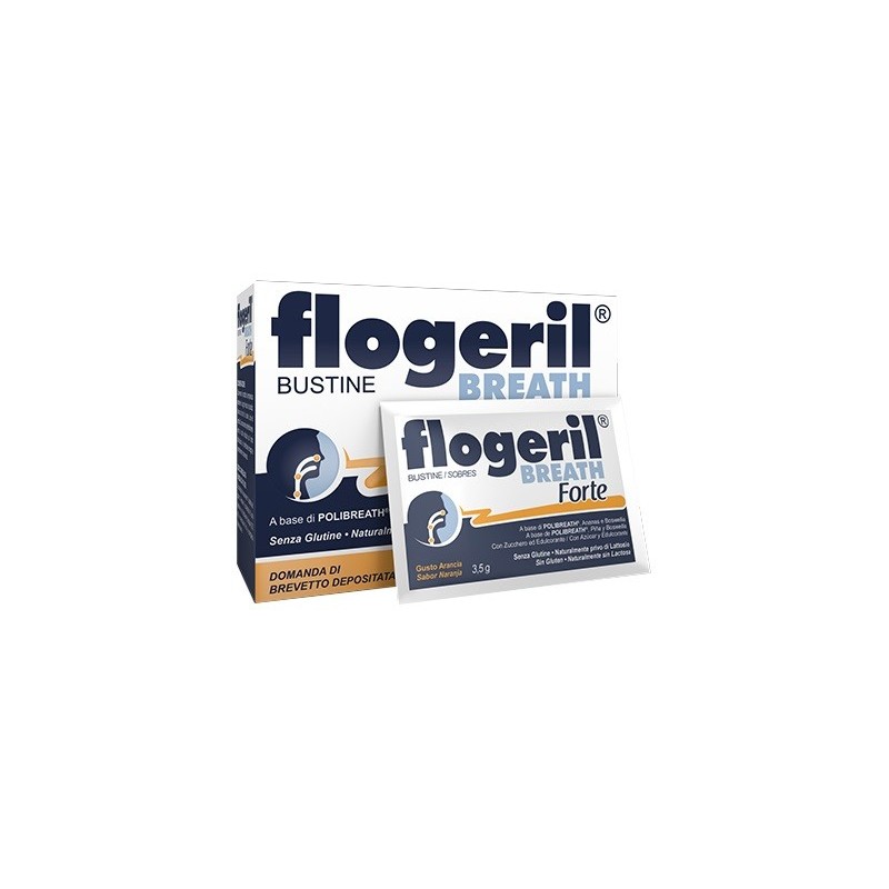 Flogeril Breath Forte Integratore Per Le Vie Respiratorie 18 Bustine - Integratori - 943301275 - Flogeril - € 15,97