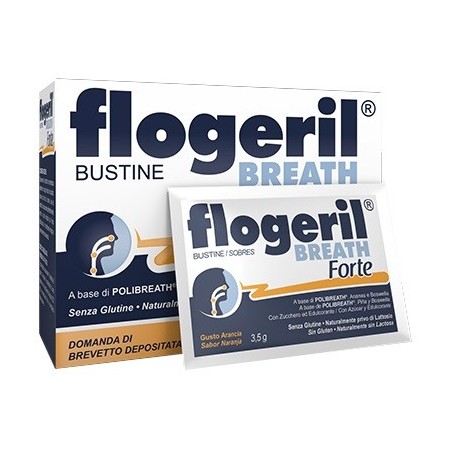 Flogeril Breath Forte Integratore Per Le Vie Respiratorie 18 Bustine - Integratori - 943301275 - Flogeril - € 16,75