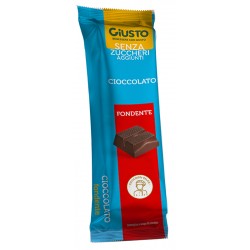 Farmafood Giusto Senza Zucchero Barretta Cioccolato Fondente 42 G - Sostitutivi pasto e sazianti - 985499829 - Giusto - € 2,20