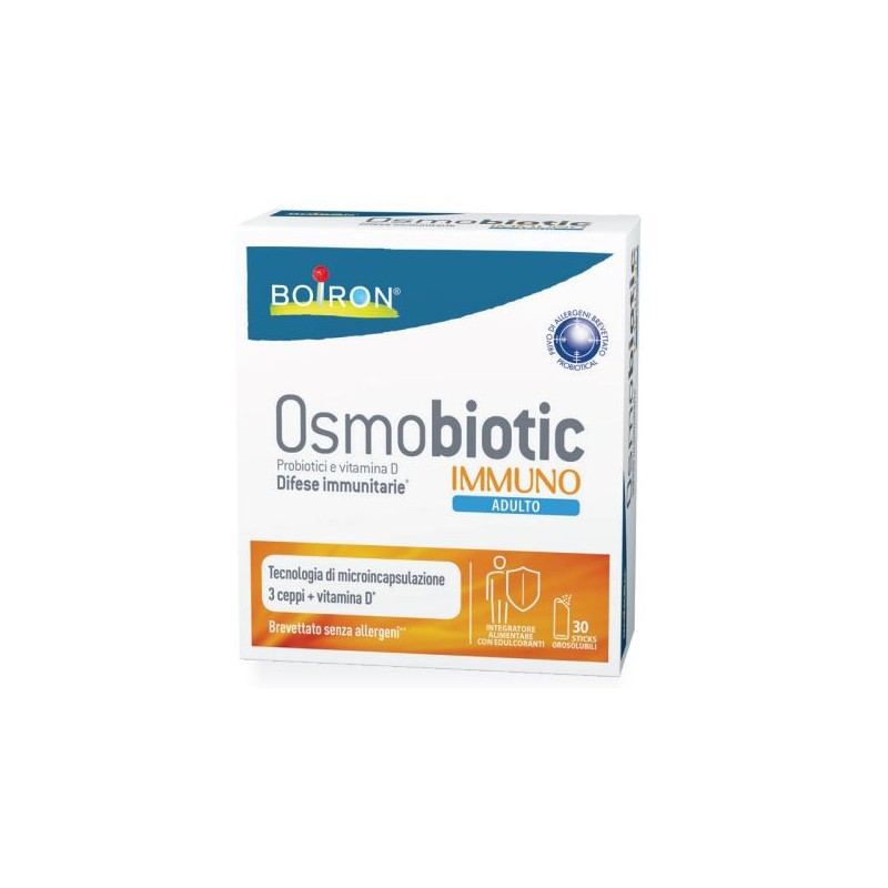 Boiron Osmobiotic Immuno Adulto 30 Stick - Integratori per difese immunitarie - 982460863 - Boiron - € 18,10