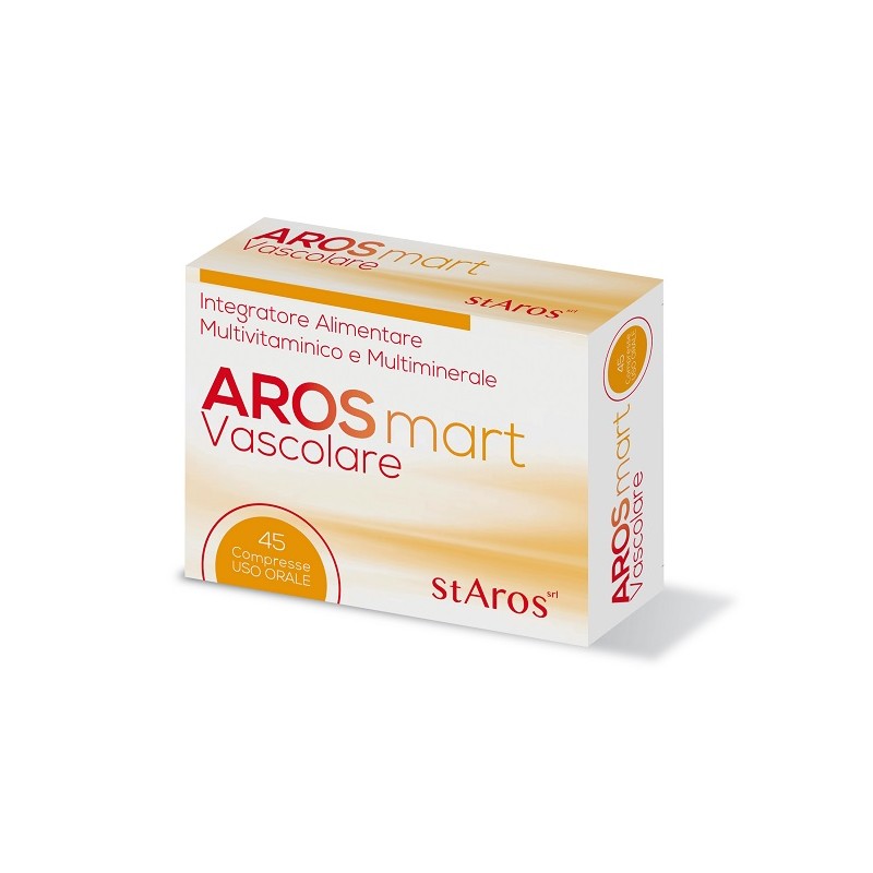 Staros Arosmart Vascolare 45 Compresse - Integratori per il cuore e colesterolo - 940301827 - Staros - € 19,62
