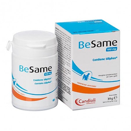 Candioli BeSame 100 Integratore Per Cani e Gatti 30 Compresse Candioli Ist. Profil. E Farm. - 1 Candioli BeSame 100 Integratore Per Cani e Gatti 30 Compresse Candioli Ist. Profil. E Farm. - 1