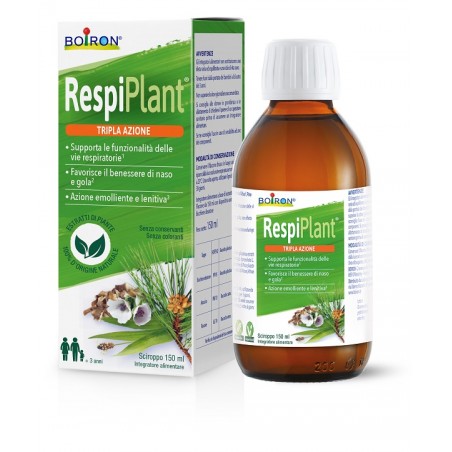 Boiron Respiplant Sciroppo 150 Ml - Integratori per apparato respiratorio - 983836584 - Boiron - € 9,81