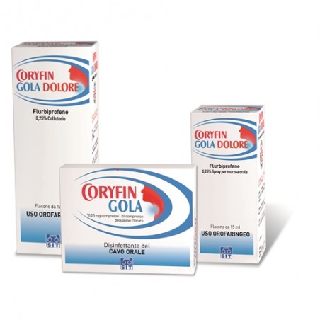 Sit Laboratorio Farmac. Coryfin Gola 0,25 Mg Compresse Orodispersibili Sit Laboratorio Farmac. - 1 Sit Laboratorio Farmac. Coryfin Gola 0,25 Mg Compresse Orodispersibili Sit Laboratorio Farmac. - 1