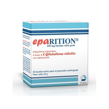 Eparition Integratore Antiossidante a Base di Glutatione 20 Bustine Piam Farmaceutici - 1 Eparition Integratore Antiossidante a Base di Glutatione 20 Bustine Piam Farmaceutici - 1