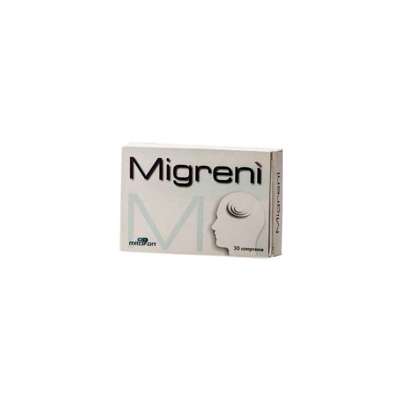 Mitofar Migreni' 30 Compresse 20 G - Integratori per mal di testa ed emicrania - 924978683 - Mitofar - € 17,68