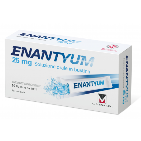 Enantyum per Dolori Muscolari Mestruali e Mal di Denti 10 Bustine Enantyum - 1 Enantyum per Dolori Muscolari Mestruali e Mal di Denti 10 Bustine Enantyum - 1