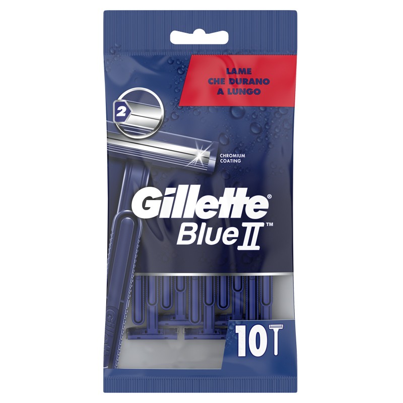 Procter & Gamble Gillette Blue Ii Stand 10 Pezzi - Rimedi vari - 975940697 - Procter & Gamble - € 5,87