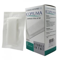 Desa Pharma Garza Compressa In Tessuto Non Tessuto Icopiuma Adesiva 18x40 Cm 12 Pezzi - Medicazioni - 902981380 - Desa Pharma...