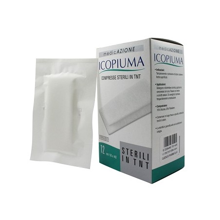 Desa Pharma Garza Compressa In Tessuto Non Tessuto Icopiuma Adesiva 18x40 Cm 12 Pezzi - Medicazioni - 902981380 - Desa Pharma...