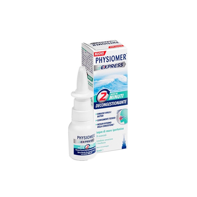 Perrigo Italia Spray Nasale Physiomer Express Spray 20 Ml - Prodotti per la cura e igiene del naso - 972068605 - Physiomer - ...