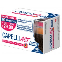 Linea Act Capelli Act Forte 90 Compresse - Integratori per pelle, capelli e unghie - 979925195 - Linea Act - € 18,33