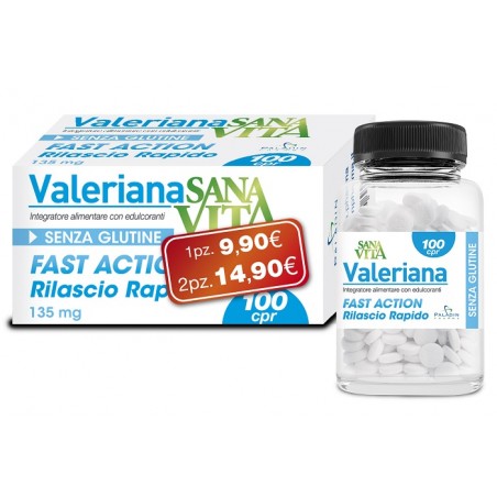 Paladin Pharma Sanavita Valeriana 100 Compresse Paladin Pharma - 1 Paladin Pharma Sanavita Valeriana 100 Compresse Paladin Pharma - 1