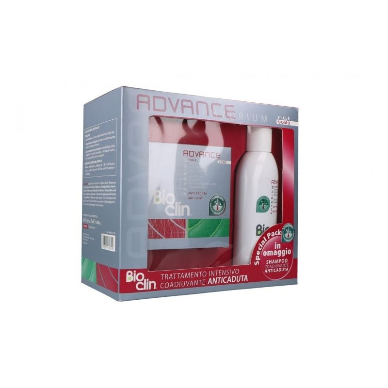 Bioclin Phydrium Advance Uomo 15 Fiale Anticaduta + Shampoo 200 Ml - Maschere e balsami per capelli - 933533655 - Bioclin - €...