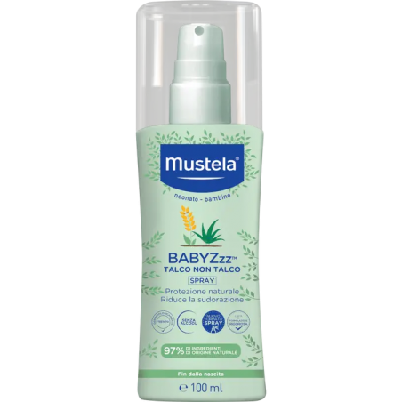 Mustela Babyzzz Talco Non Talco Spray Protezione Naturale Zanzare 100 Ml - Insettorepellenti - 981365392 - Mustela - € 7,53