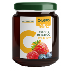 Farmafood Giusto Solo Frutta Marmellata Frutti Rossi 284 G - Sostitutivi pasto e sazianti - 984746418 - Farmafood - € 4,90