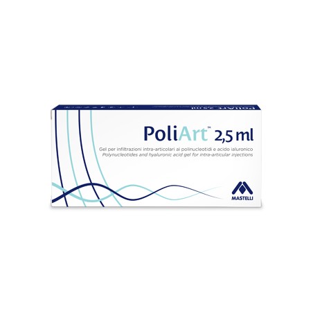 Mastelli Siringa Intra-articolare Poliart 20mg/ml Acido Ialuronico 2,5 Ml - Rimedi vari - 980496638 - Mastelli - € 85,50