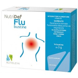 Nutrileya Nutridef Flu 14 Bustine - Integratori per difese immunitarie - 935035701 - Nutrileya - € 11,66