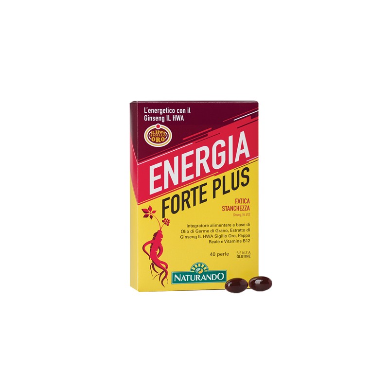 Naturando Energia Forte Plus 40 Perle - Integratori per concentrazione e memoria - 930661424 - Naturando - € 14,10