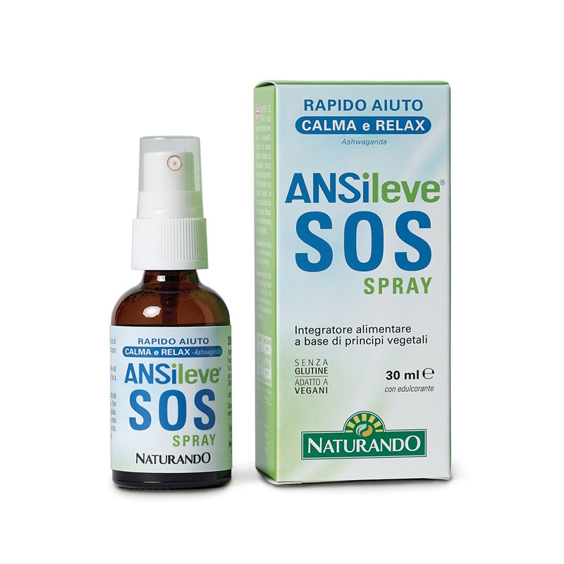 Naturando Ansileve Sos Spray 30 Ml - Integratori per umore, anti stress e sonno - 982848463 - Naturando - € 14,71