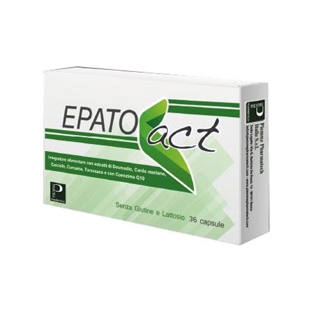 Piemme Pharmatech Italia Epatoact 36 Capsule 500 Mg - Integratori per apparato digerente - 972381990 - Piemme Pharmatech Ital...