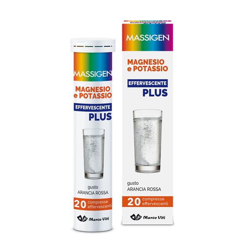 Marco Viti Farmaceutici Massigen Magnesio Potassio Plus 20 Compresse Effervescenti Massigen - 1