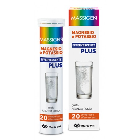 Marco Viti Farmaceutici Massigen Magnesio Potassio Plus 20 Compresse Effervescenti Massigen - 1 Marco Viti Farmaceutici Massigen Magnesio Potassio Plus 20 Compresse Effervescenti Massigen - 1