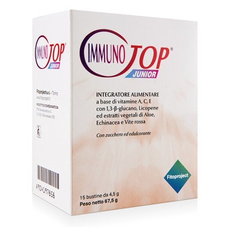 Fitoproject Immunotop Junior 15 Bustine - Integratori per difese immunitarie - 904197858 - Fitoproject - € 14,90