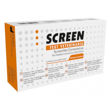 Screen Pharma S Screenvet Test Rapido Coronavirus Feci Gatto - Rimedi vari - 984845418 - Screen Pharma S - € 8,04
