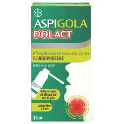 Bayer Aspigoladolact 8,75 Mg/dose Spray Per Mucosa Orale Soluzione - Farmaci per mal di gola - 046444016 - Bayer - € 9,20