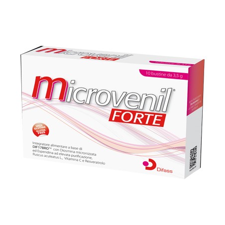 Difass International Microvenil Forte 10 Bustine - Circolazione e pressione sanguigna - 973997582 - Difass International - € ...