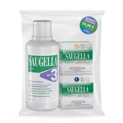 Meda Pharma Saugella Acti3 Detergente Intimo + 2 Scatole Assorbenti Giorno E Notte - Igiene intima - 982759680 - Saugella - €...