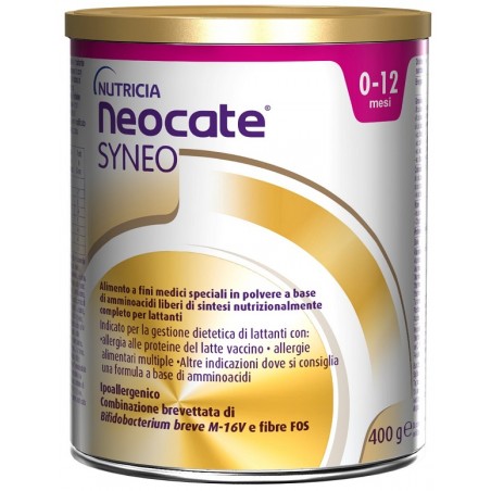 Danone Nutricia Soc. Ben. Neocate Syneo Latte 400 G Danone Nutricia Soc. Ben. - 1 Danone Nutricia Soc. Ben. Neocate Syneo Latte 400 G Danone Nutricia Soc. Ben. - 1