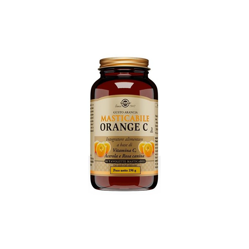 Solgar It. Multinutrient Orange C 90 Tavolette Masticabili - Integratori per difese immunitarie - 947328415 - Solgar - € 23,37