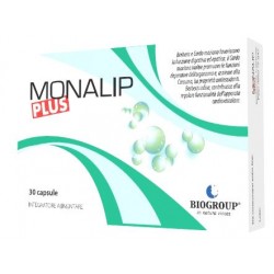 Biogroup Societa' Benefit Monalip Plus 30 Capsule 500 Mg - Integratori per il cuore e colesterolo - 931085878 - Biogroup Soci...