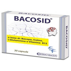 Sterling Farmaceutici Bacosid 30 Capsule - Integratori per concentrazione e memoria - 943071478 - Sterling Farmaceutici - € 1...