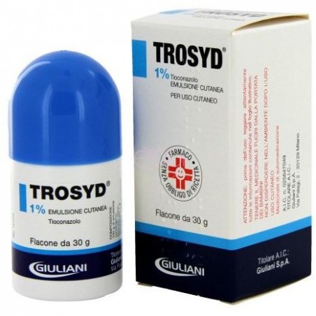 Trosyd 1% Emulsione Cutanea Per Dermatomicosi e Dermatofiti 30 G - Farmaci per micosi e verruche - 025647049 - Trosyd - € 9,24