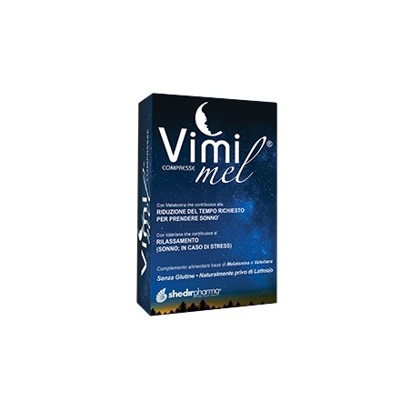 Shedir Pharma Unipersonale Vimi Mel 45 Compresse - Integratori per umore, anti stress e sonno - 943178968 - Shedir Pharma - €...